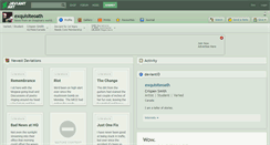 Desktop Screenshot of exquisiteoath.deviantart.com