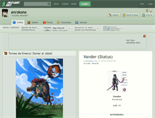 Tablet Screenshot of enrokone.deviantart.com