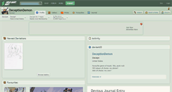 Desktop Screenshot of deceptiondemon.deviantart.com