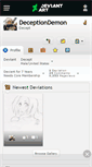 Mobile Screenshot of deceptiondemon.deviantart.com