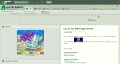 Desktop Screenshot of nephrite-butterfly.deviantart.com