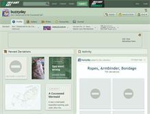 Tablet Screenshot of buzzyday.deviantart.com
