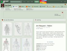 Tablet Screenshot of herrgraf.deviantart.com