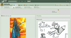 Desktop Screenshot of gothilalita.deviantart.com