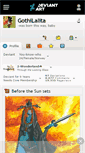 Mobile Screenshot of gothilalita.deviantart.com