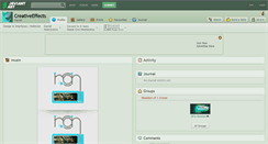 Desktop Screenshot of creativeeffects.deviantart.com