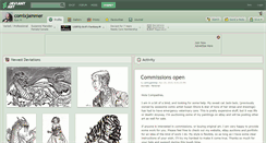Desktop Screenshot of comixjammer.deviantart.com