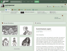 Tablet Screenshot of comixjammer.deviantart.com