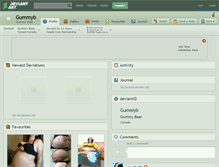 Tablet Screenshot of gummyb.deviantart.com