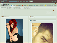 Tablet Screenshot of hugodnz.deviantart.com