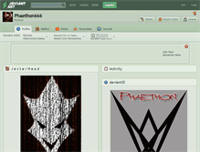 Tablet Screenshot of phaethon666.deviantart.com