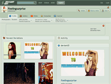 Tablet Screenshot of feelingsurprise.deviantart.com