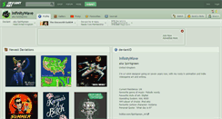 Desktop Screenshot of infinitywave.deviantart.com