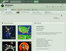 Tablet Screenshot of infinitywave.deviantart.com