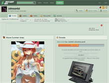 Tablet Screenshot of johnsonist.deviantart.com
