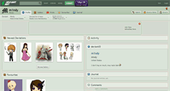 Desktop Screenshot of m1ndy.deviantart.com
