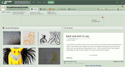 Desktop Screenshot of kindaretardedzombie.deviantart.com