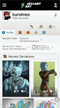 Mobile Screenshot of kuroimeo.deviantart.com