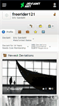 Mobile Screenshot of freerider121.deviantart.com