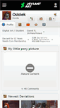 Mobile Screenshot of osiolek.deviantart.com