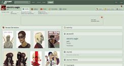 Desktop Screenshot of electric-eagle.deviantart.com
