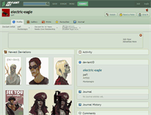 Tablet Screenshot of electric-eagle.deviantart.com