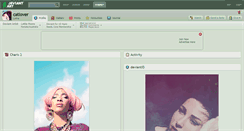 Desktop Screenshot of catlover.deviantart.com