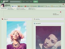 Tablet Screenshot of catlover.deviantart.com