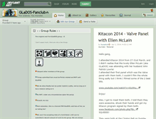 Tablet Screenshot of glados-fanclub.deviantart.com