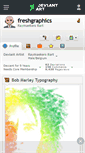 Mobile Screenshot of freshgraphics.deviantart.com