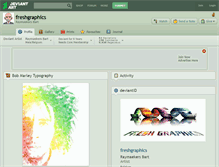 Tablet Screenshot of freshgraphics.deviantart.com