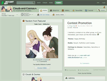 Tablet Screenshot of clouds-and-cosmos.deviantart.com