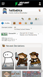 Mobile Screenshot of halibabica.deviantart.com
