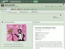 Tablet Screenshot of darklurker003.deviantart.com