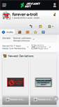 Mobile Screenshot of forever-a-troll.deviantart.com
