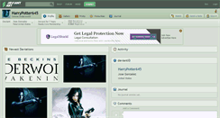 Desktop Screenshot of harrypotter645.deviantart.com