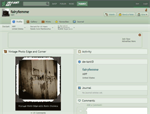 Tablet Screenshot of fairyfemme.deviantart.com