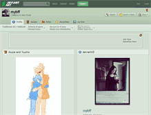 Tablet Screenshot of mybff.deviantart.com