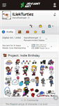 Mobile Screenshot of iliekturtlez.deviantart.com