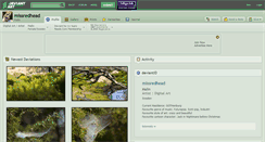 Desktop Screenshot of missredhead.deviantart.com