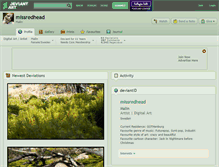Tablet Screenshot of missredhead.deviantart.com