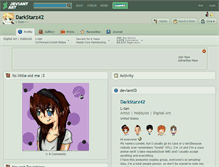 Tablet Screenshot of darkstarz42.deviantart.com