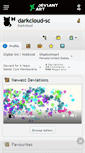 Mobile Screenshot of darkcloud-sc.deviantart.com