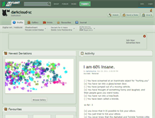 Tablet Screenshot of darkcloud-sc.deviantart.com