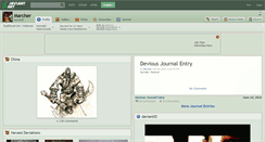 Desktop Screenshot of marcher.deviantart.com