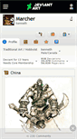 Mobile Screenshot of marcher.deviantart.com