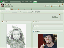 Tablet Screenshot of dududesigner.deviantart.com
