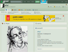 Tablet Screenshot of afuc.deviantart.com