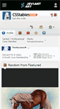 Mobile Screenshot of csstables.deviantart.com