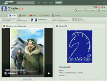 Tablet Screenshot of csstables.deviantart.com